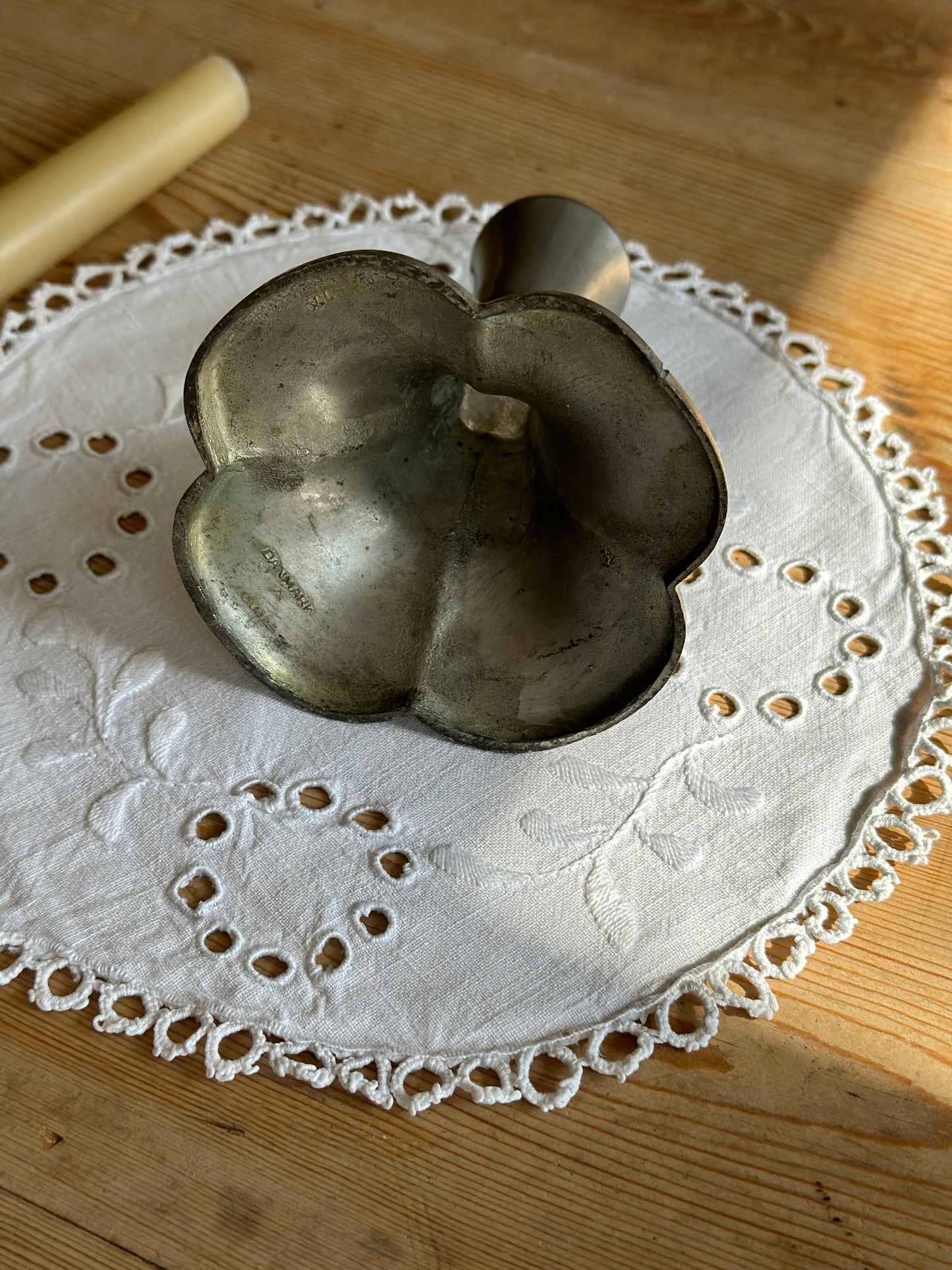 Just Andersen kløverstage i tin