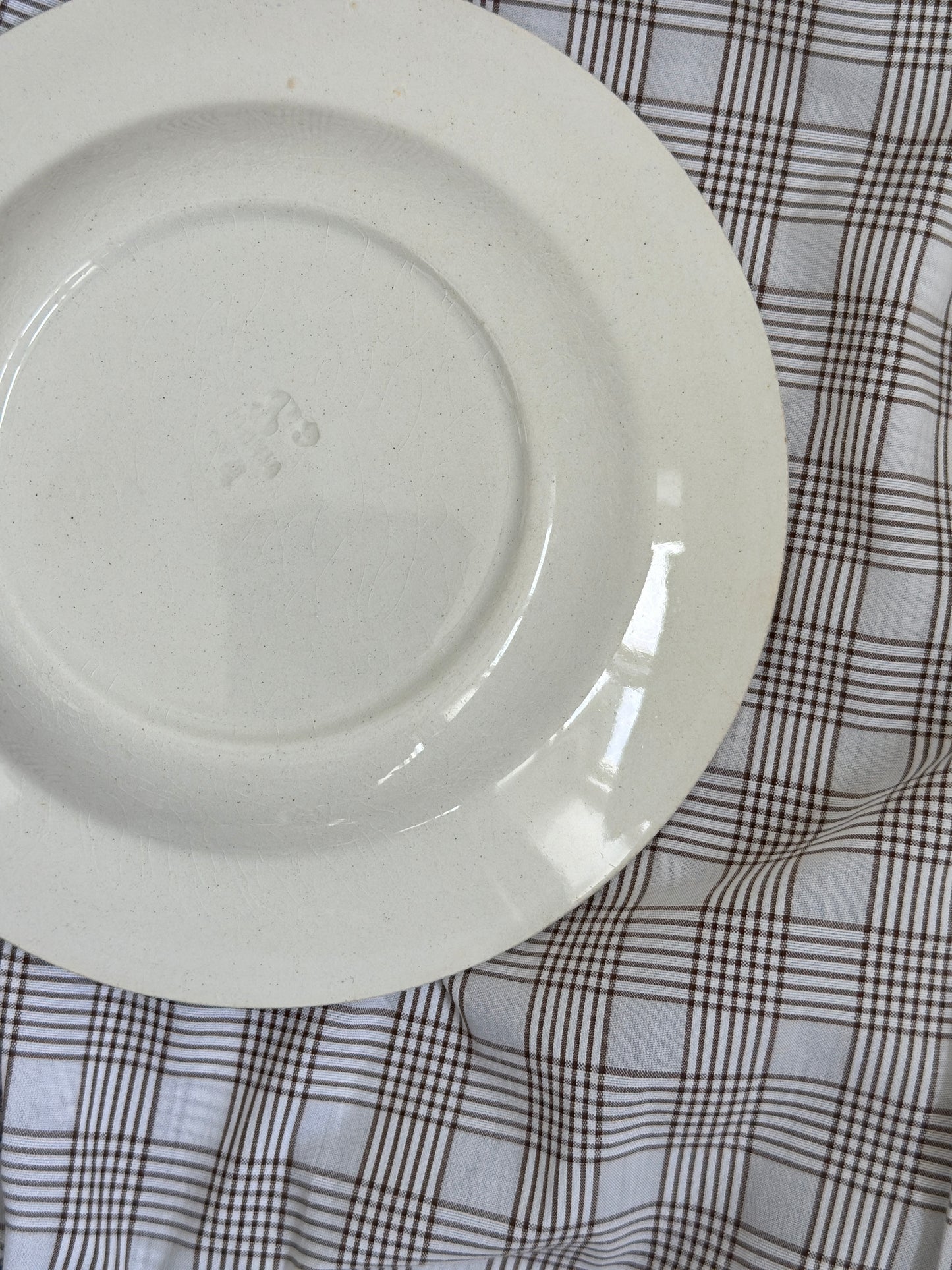 Blå bistro kagetallerkner