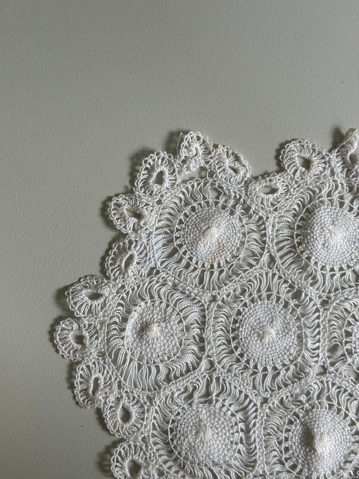 Rund vintage tekstil