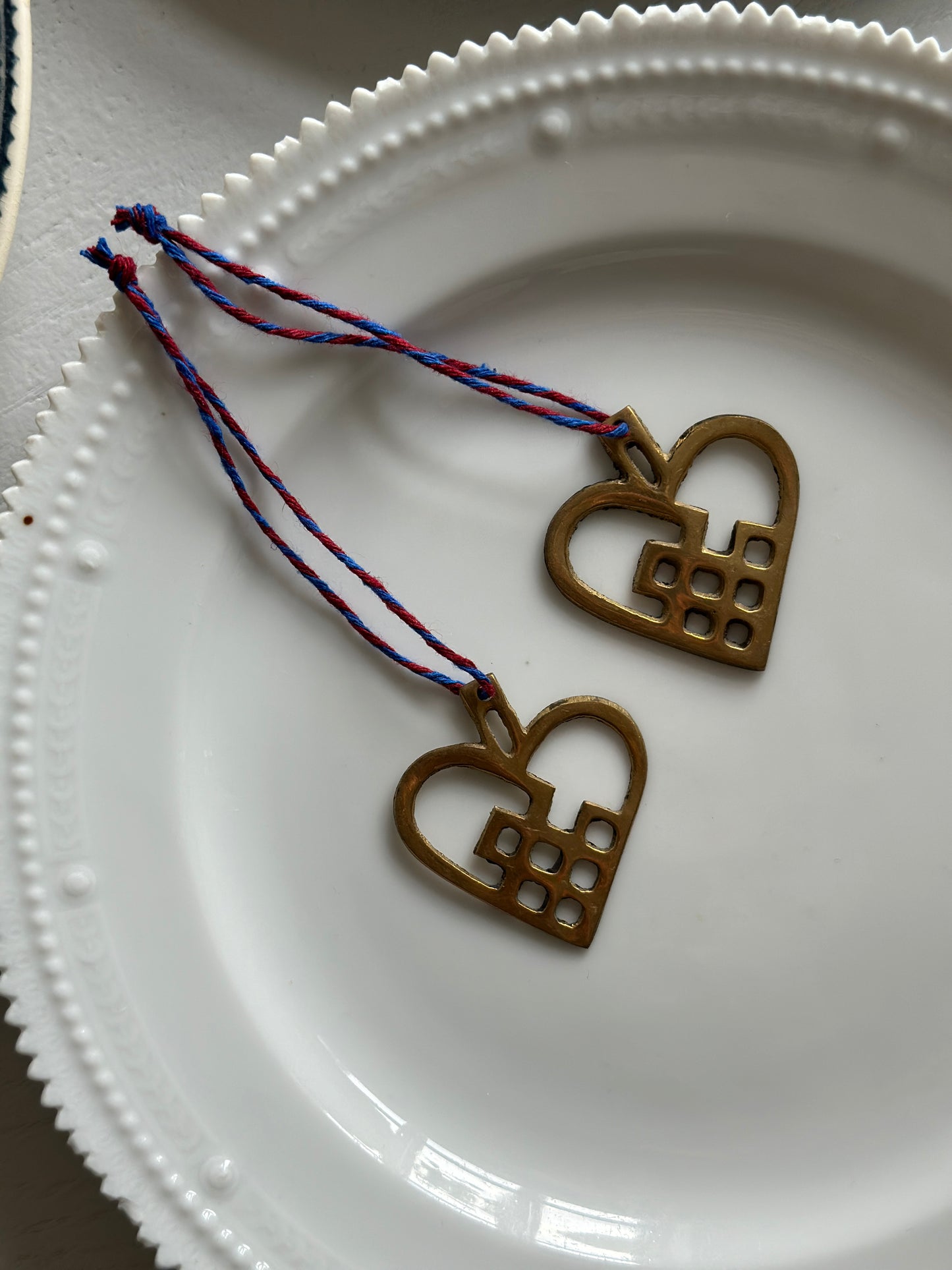 Messing hjerteophæng