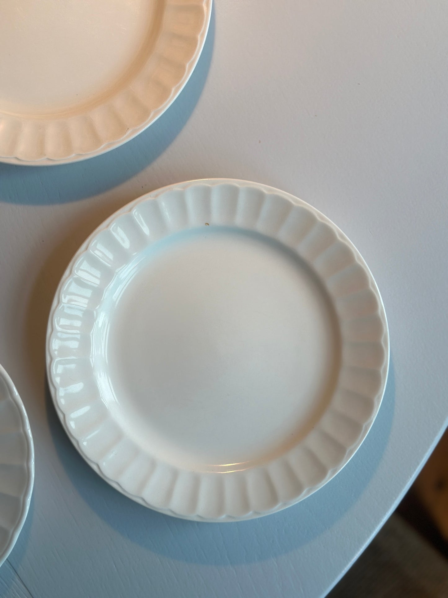 Creme frokosttallerkner