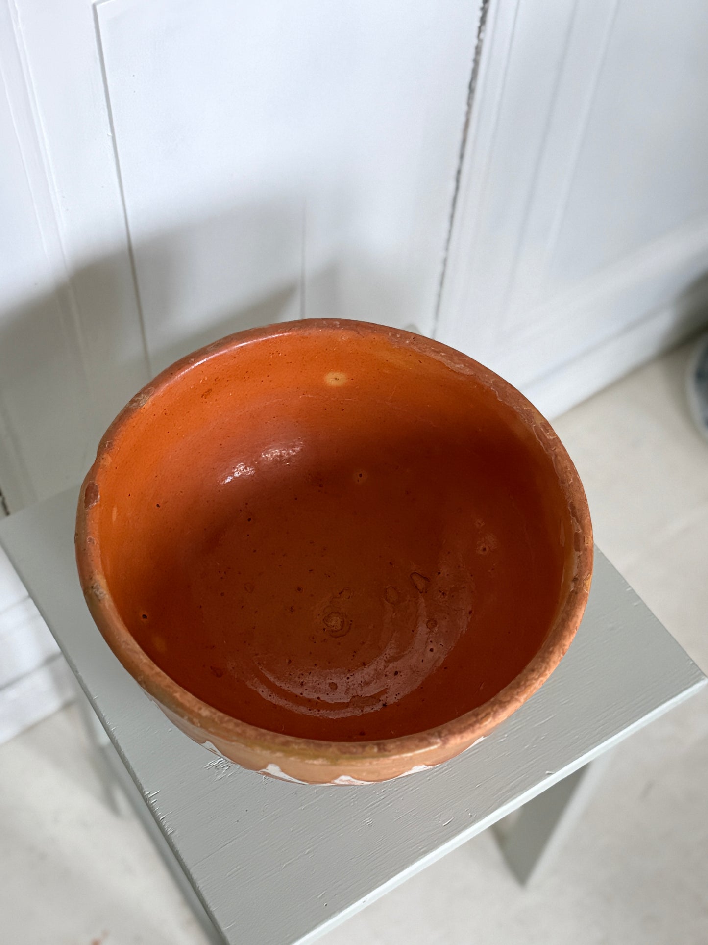 Stor smuk lerskål