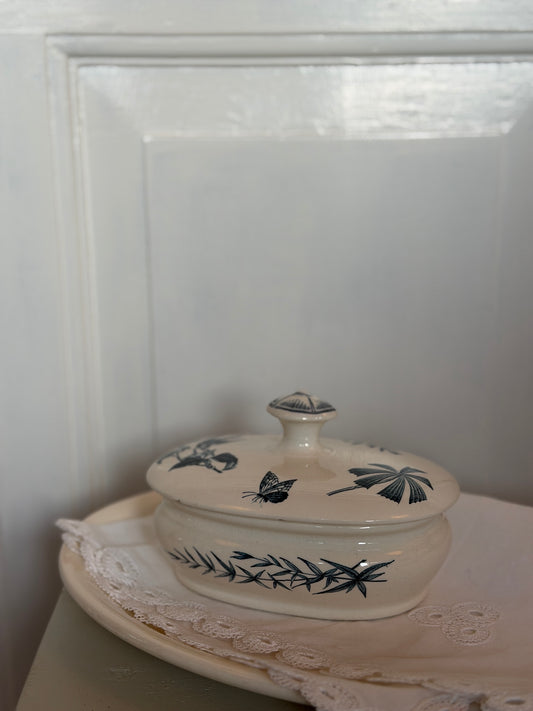 Lågkrukke i fajance, KOLIBRI