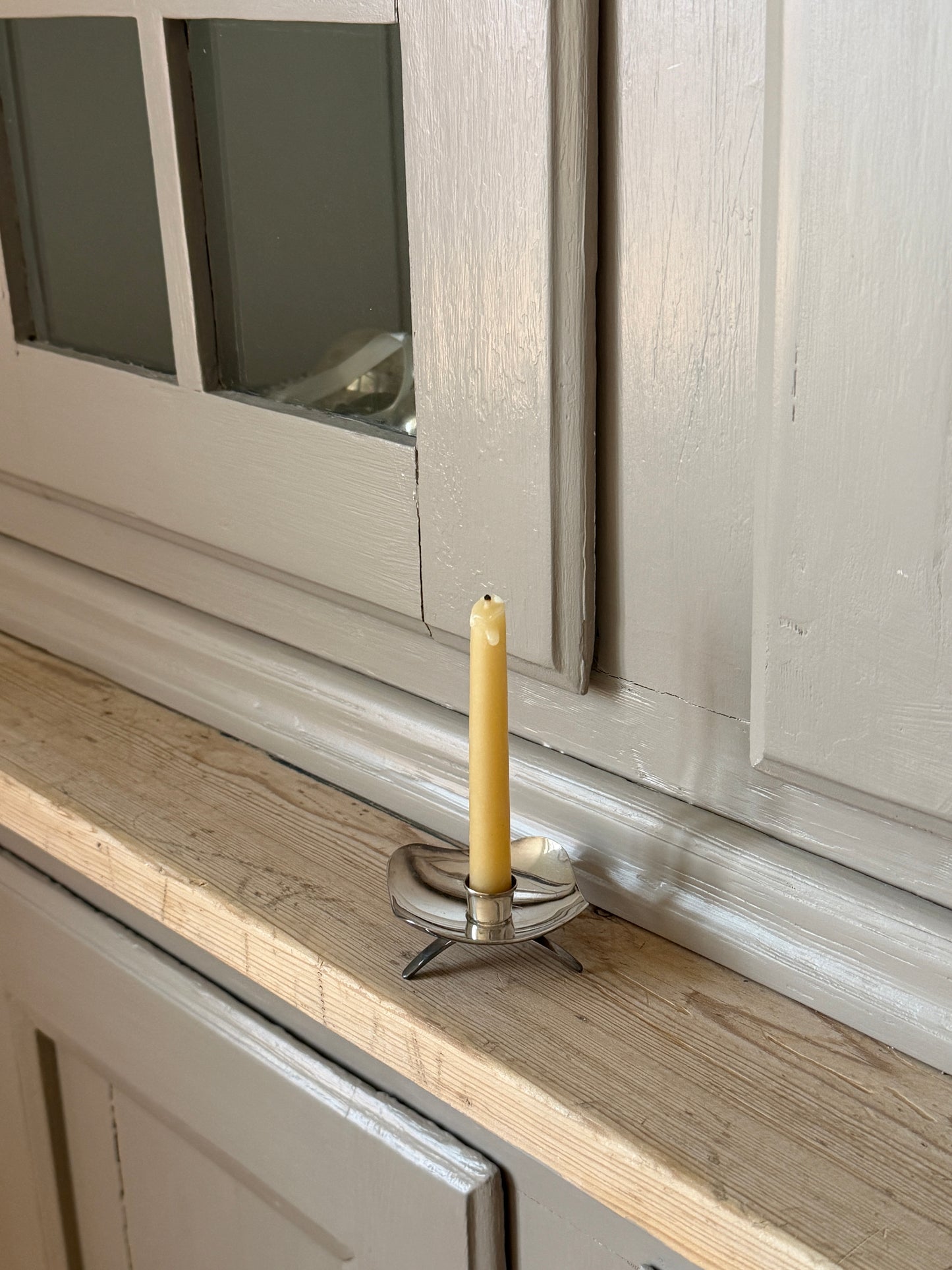 Små pletsølv stager