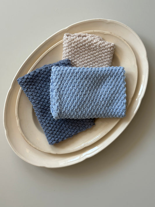 Køkkenklud i perlemønster