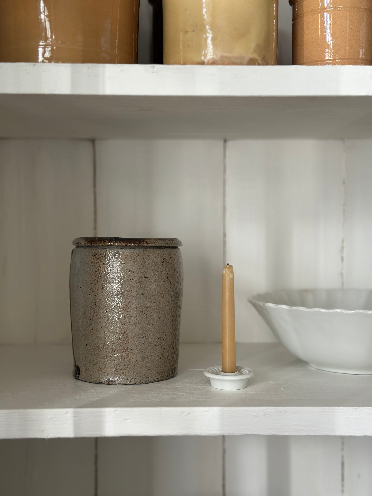 Krukke i saltvandsglasur