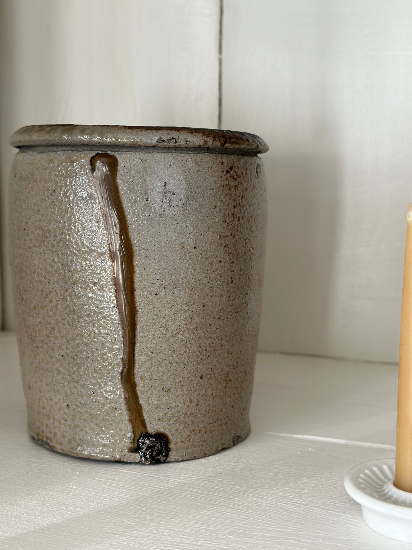 Krukke i saltvandsglasur