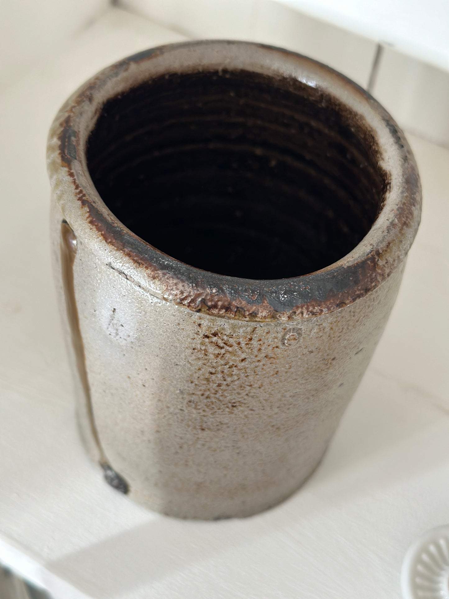 Krukke i saltvandsglasur