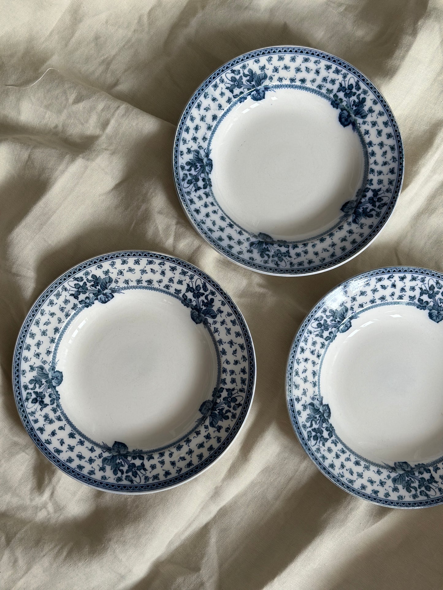 Dybe Viola tallerkner