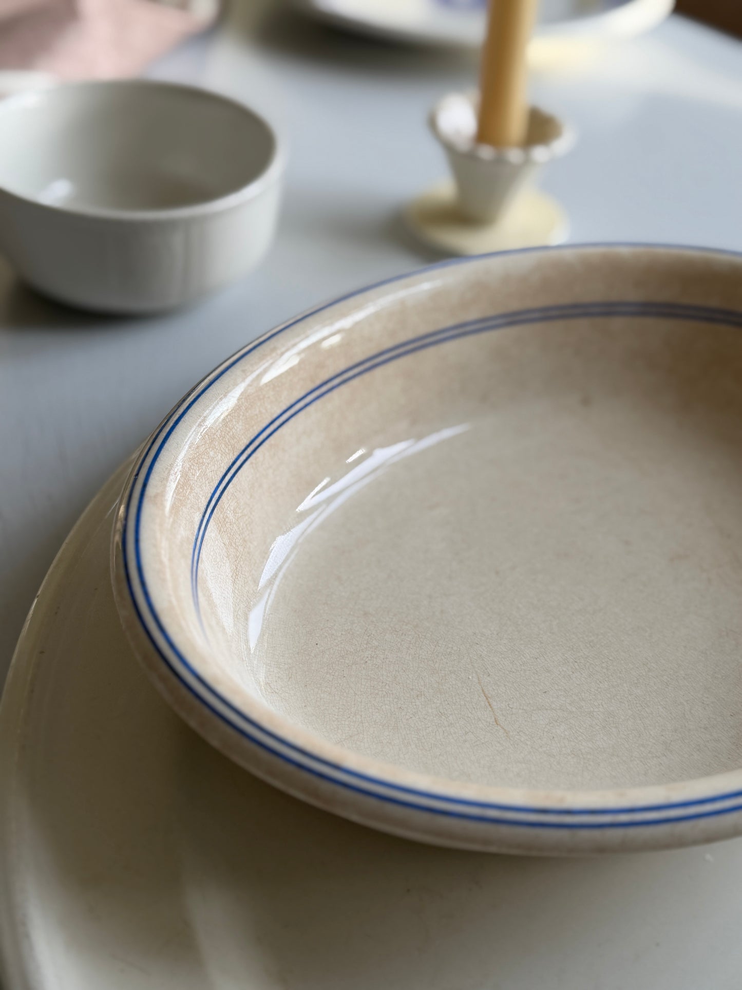 Saxony oval skål