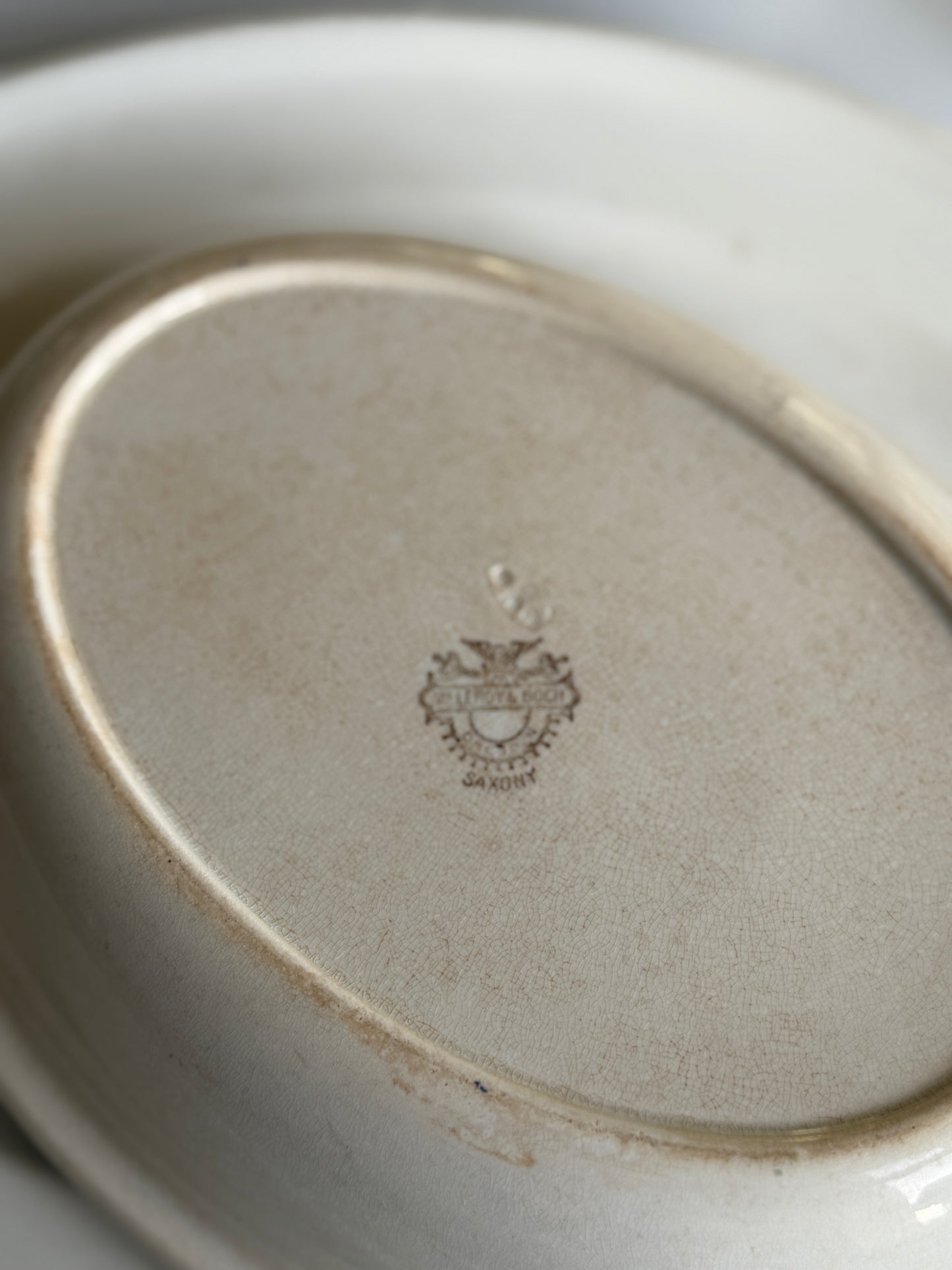 Saxony oval skål