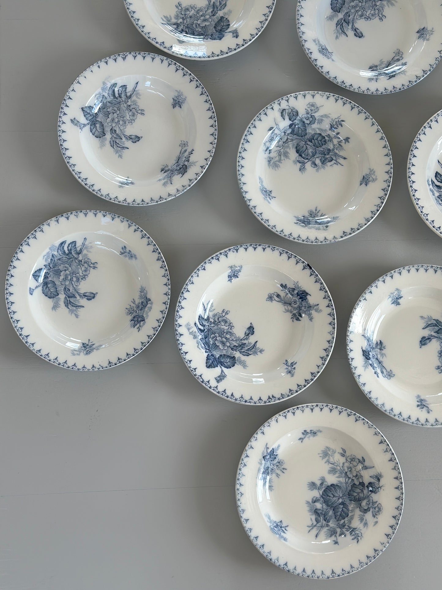 Dybe Flore tallerkner