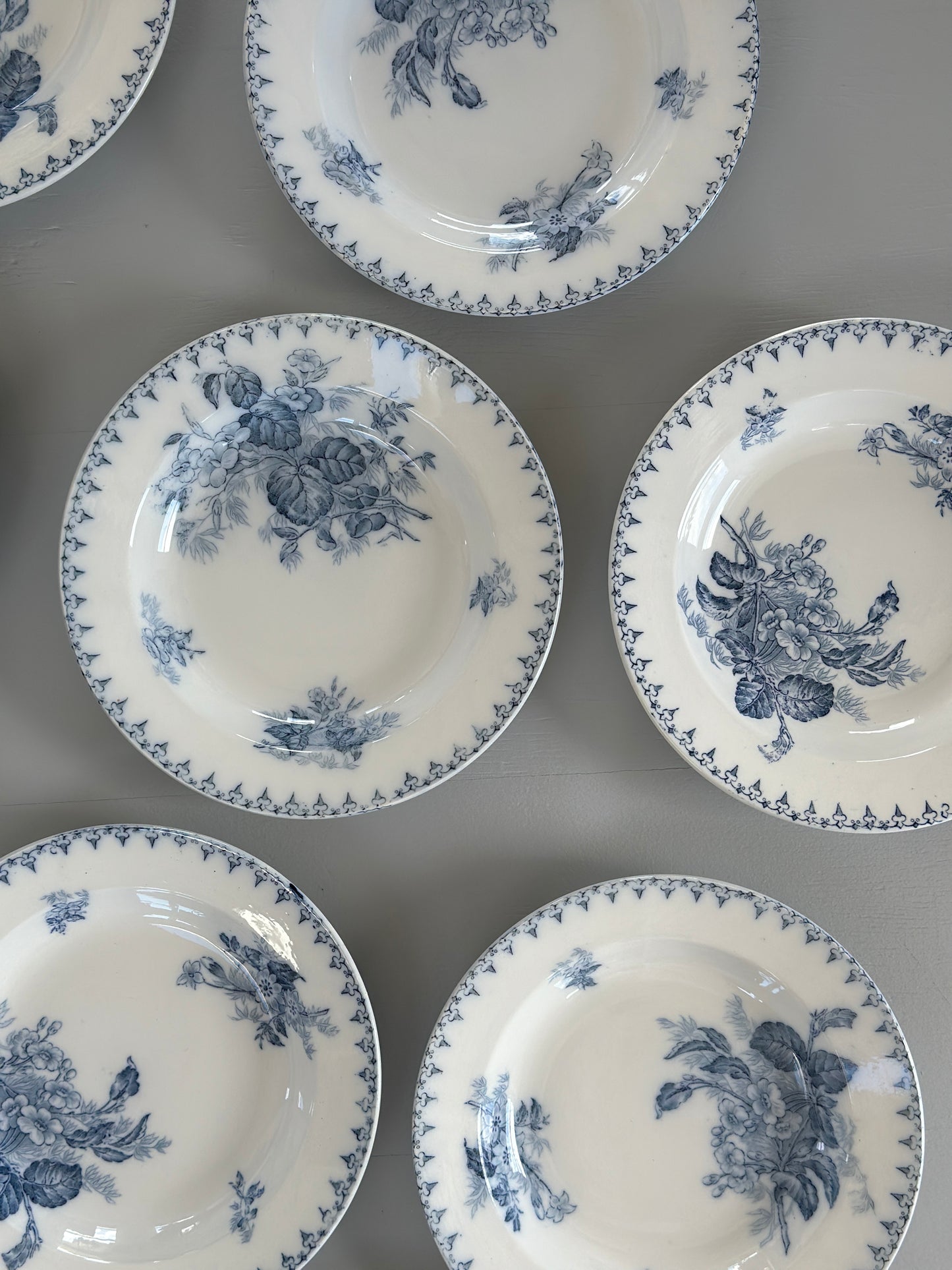 Dybe Flore tallerkner