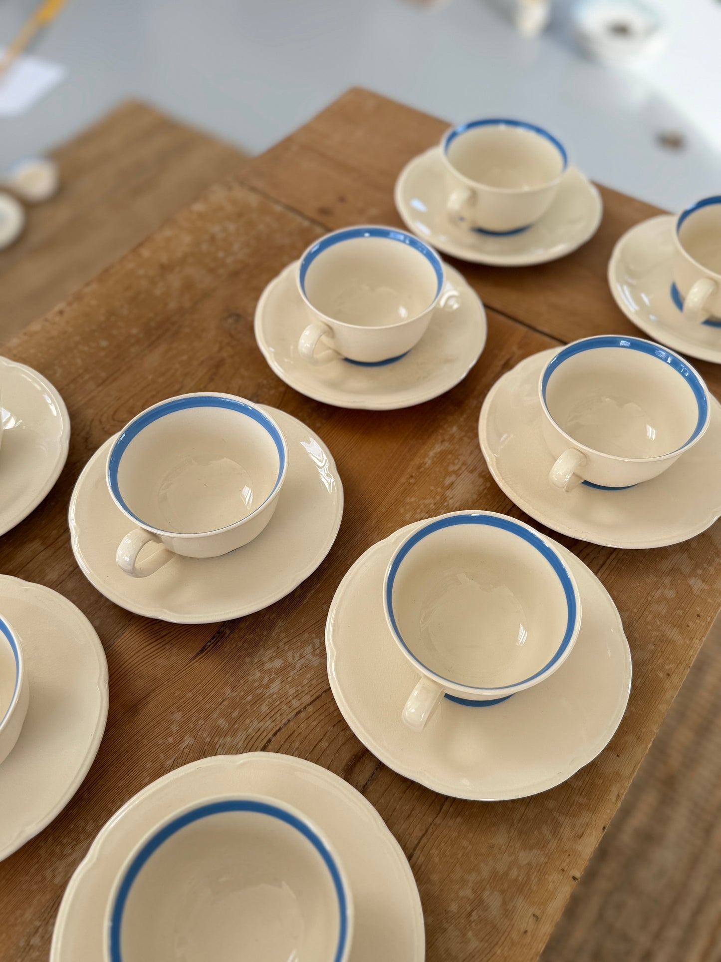 Lone kaffekopper med underkop
