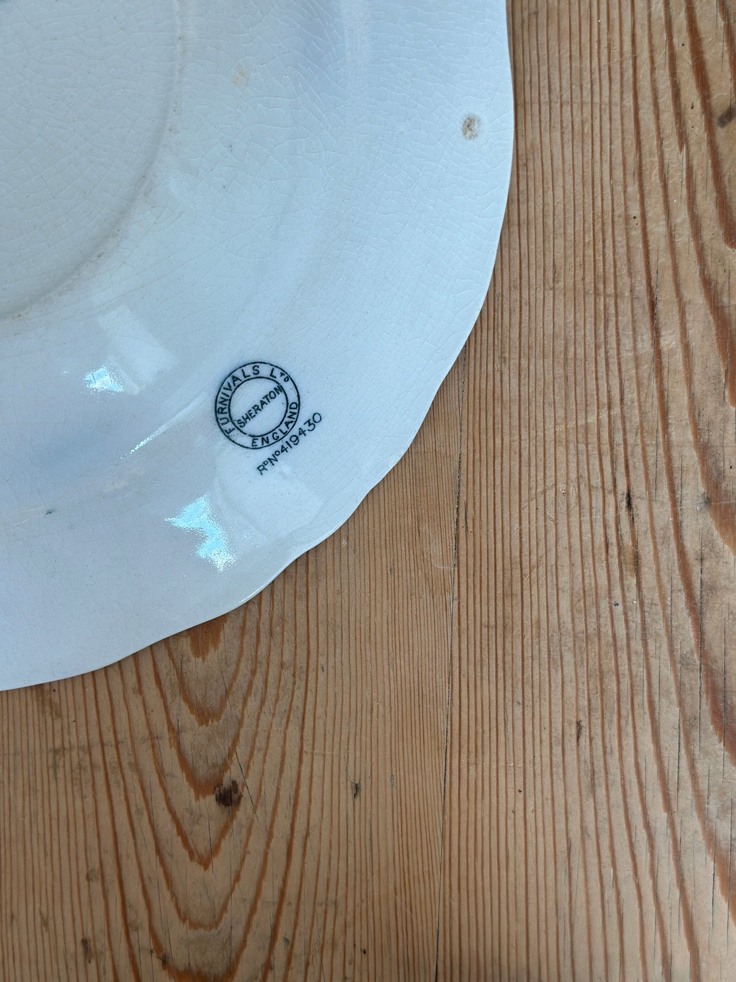 Dybe engelske tallerkner