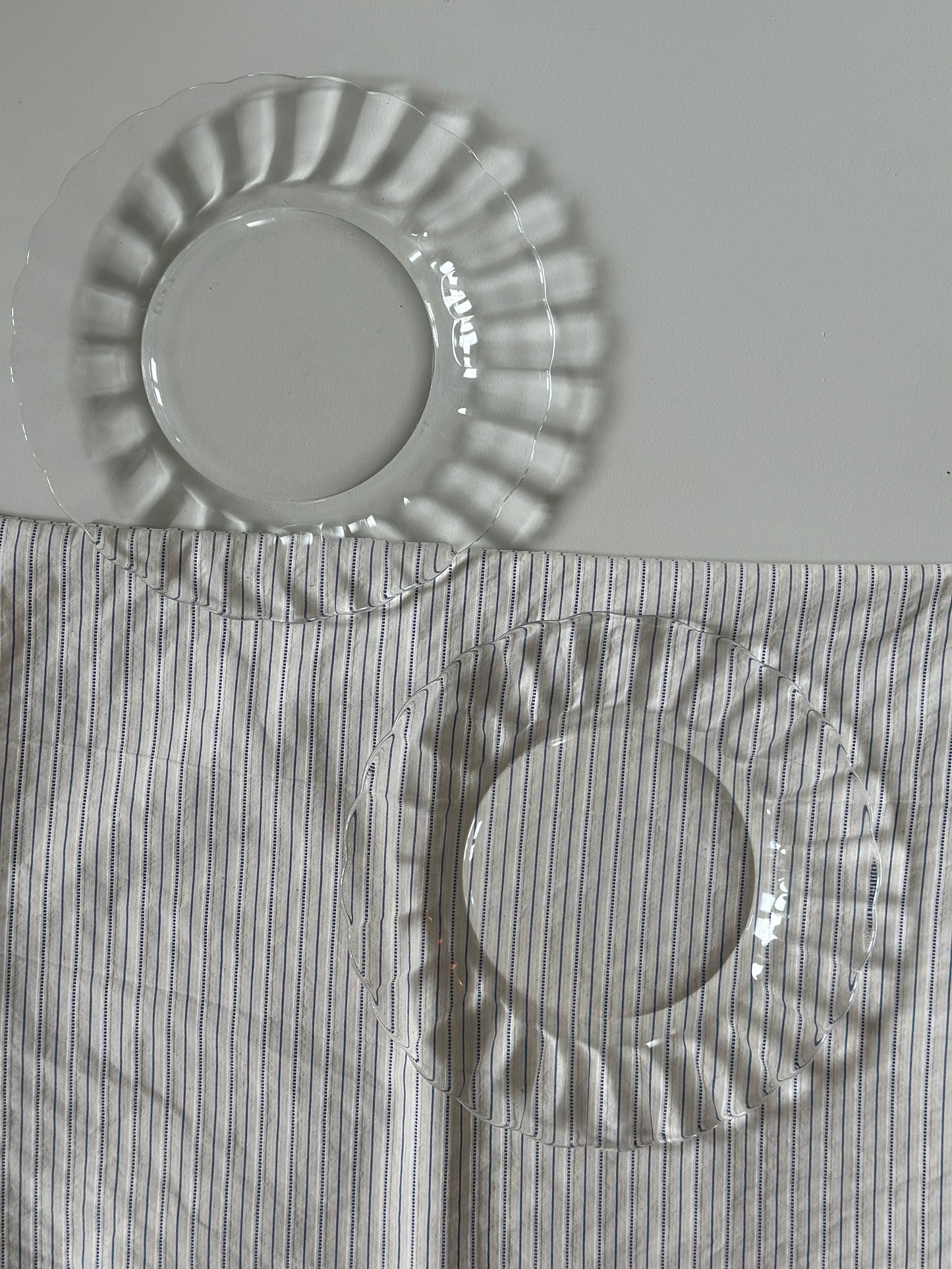 Frokosttallerkner i glas