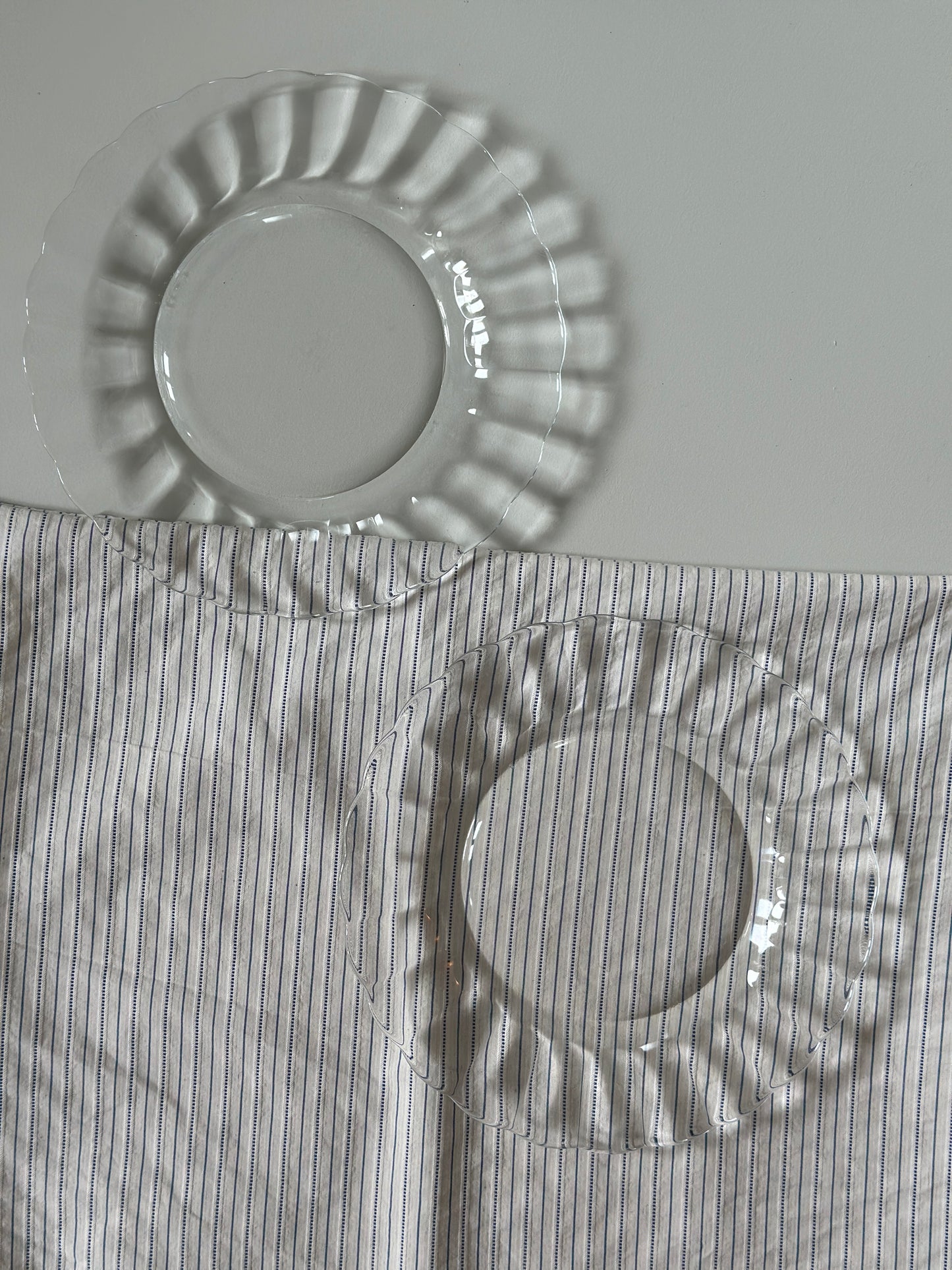 Frokosttallerkner i glas