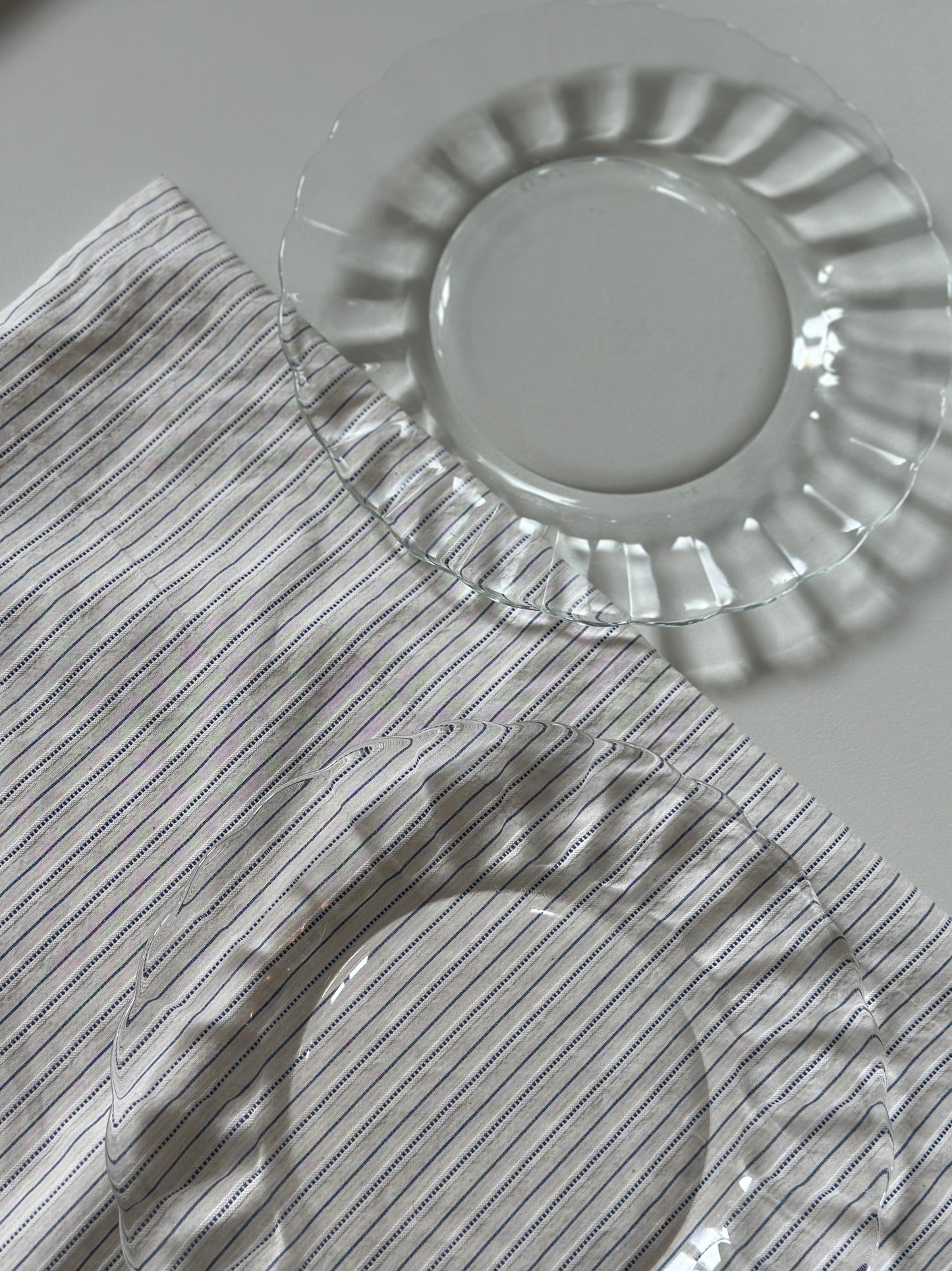 Frokosttallerkner i glas