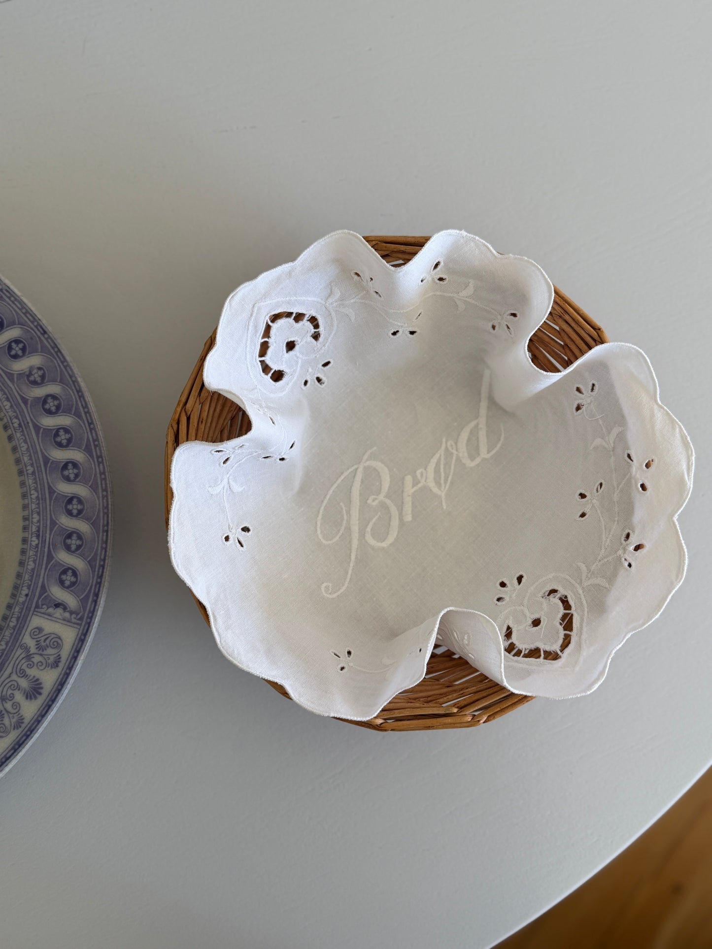 Vintage brød tekstil