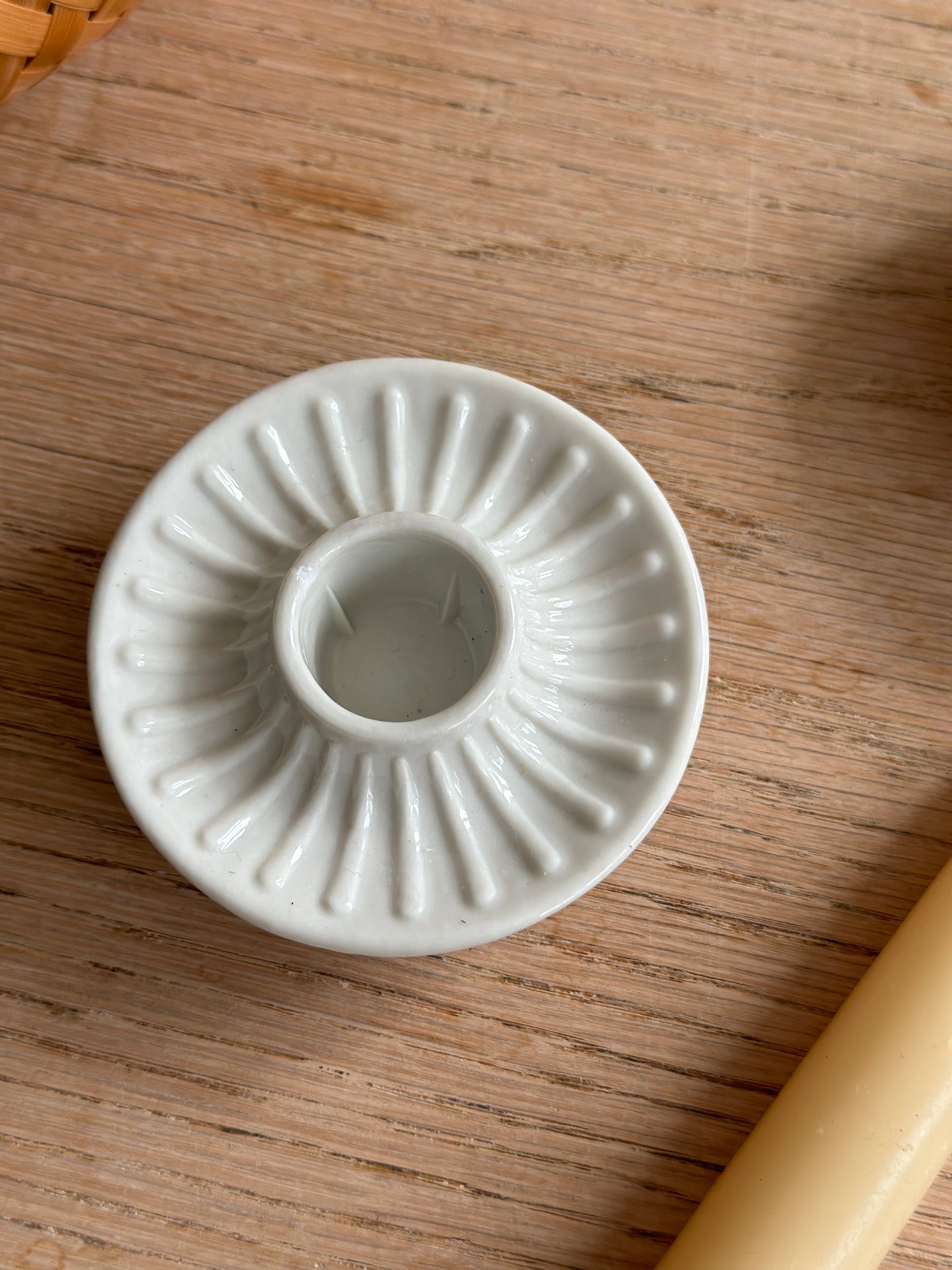 Hvide PLA lysestager