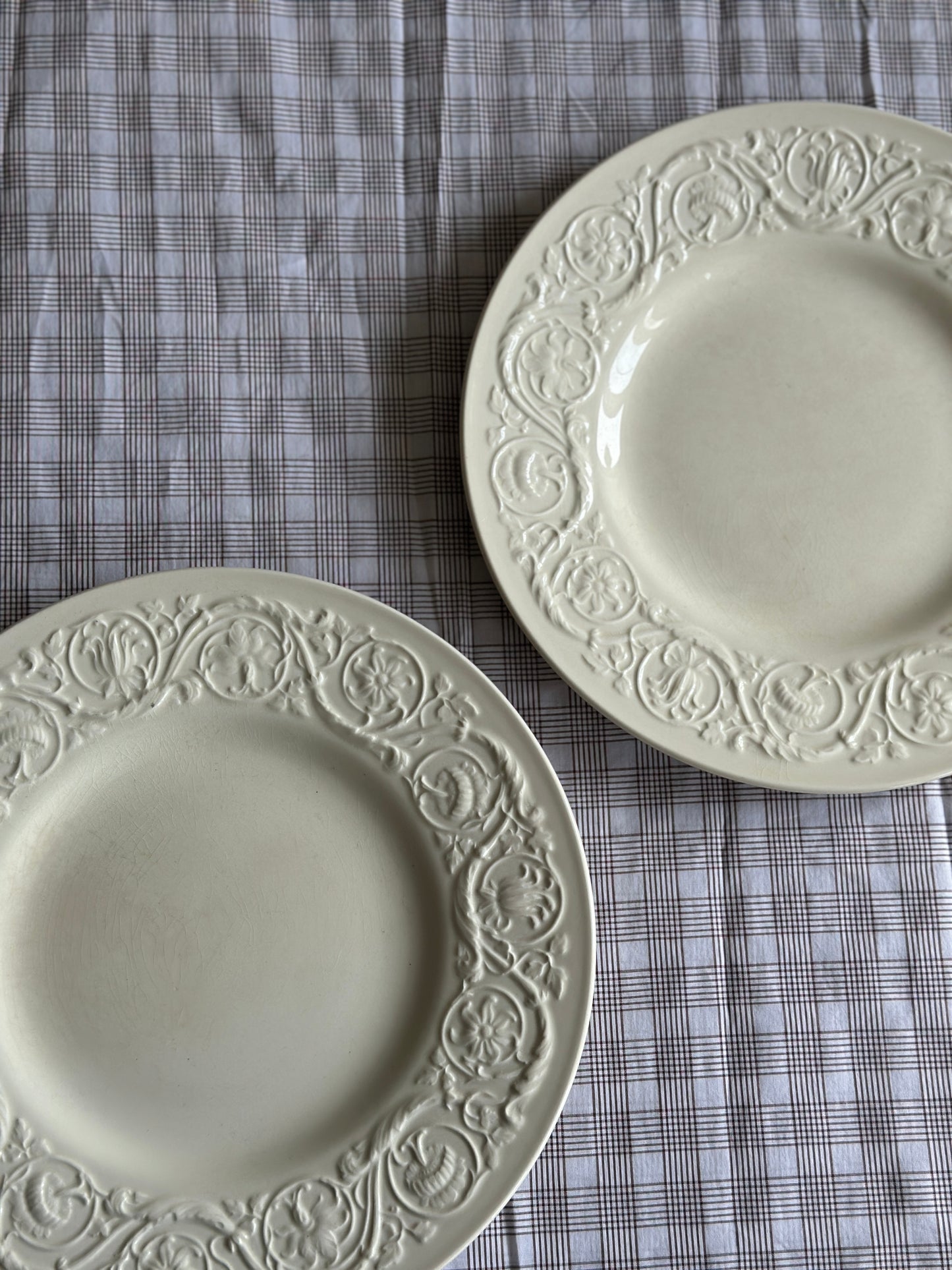 Store smukke spisetallerkner