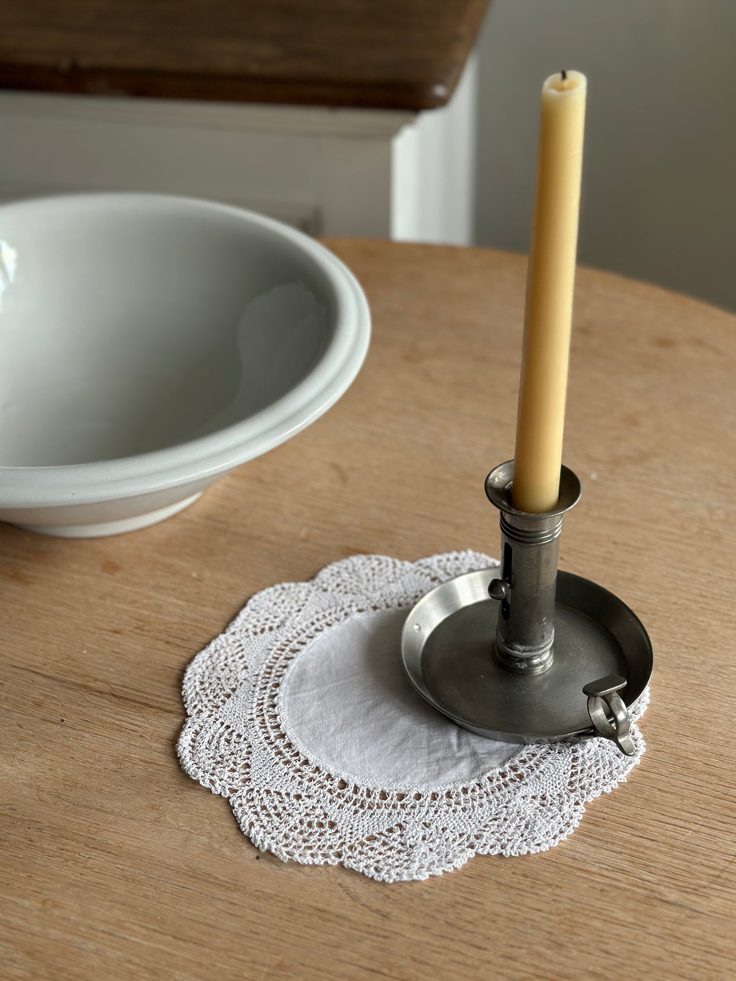 Rundt vintage tekstil