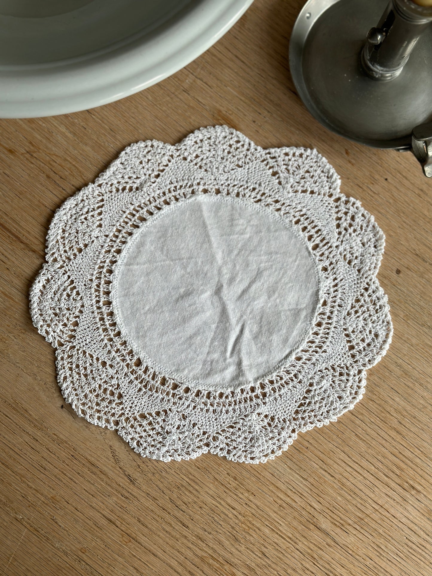 Rundt vintage tekstil