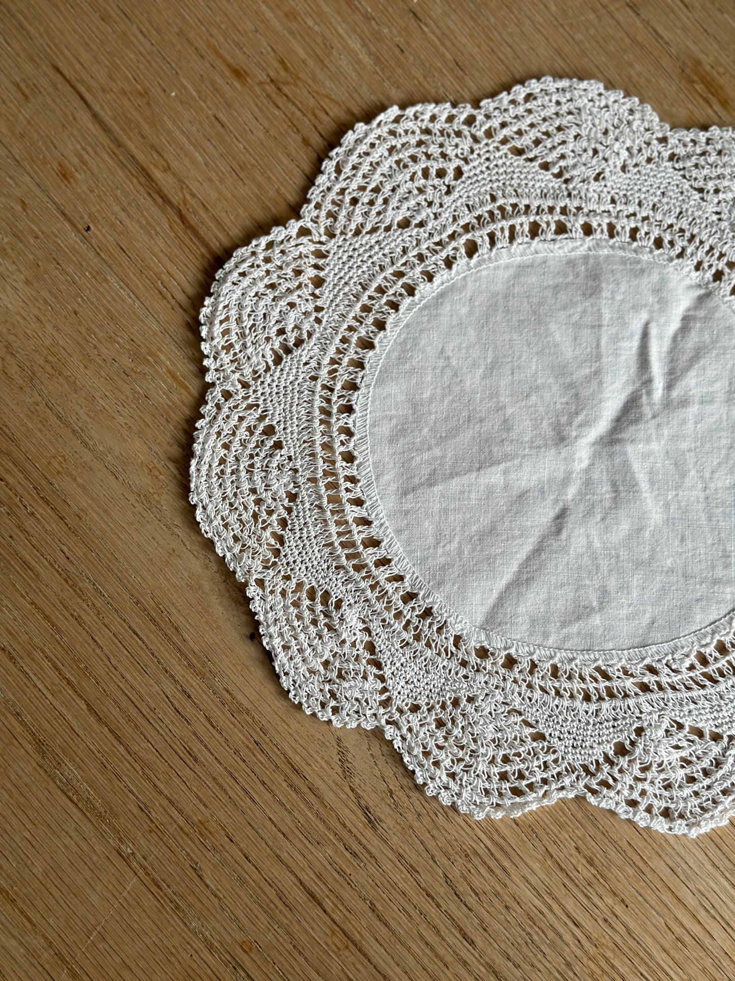 Rundt vintage tekstil