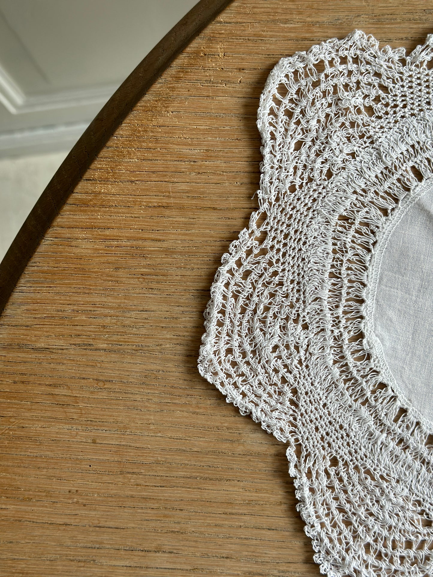 Rund vintage tekstil