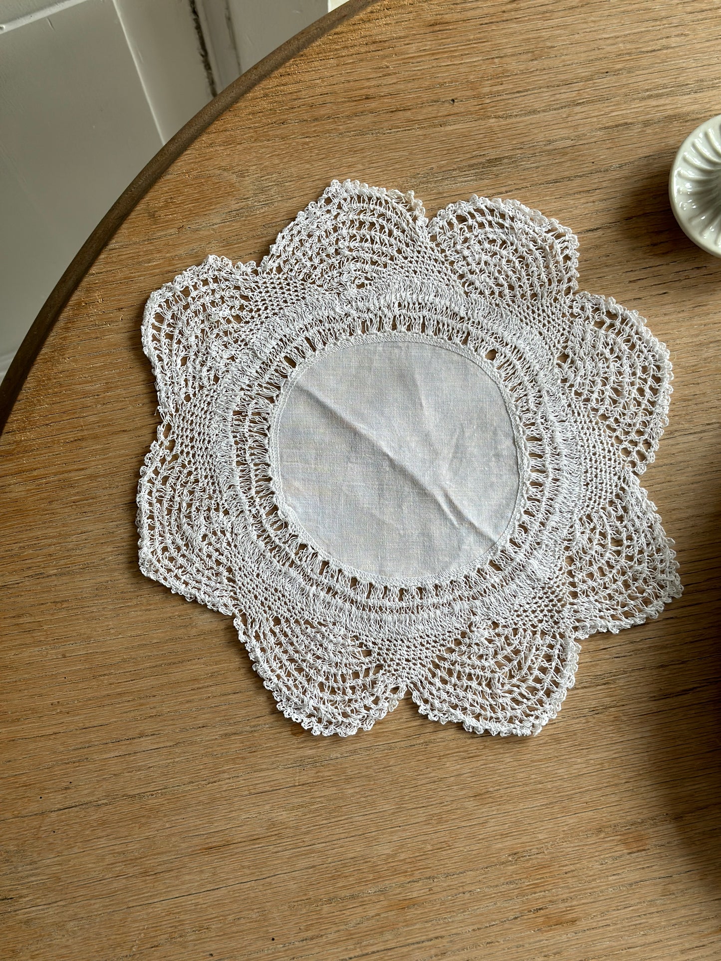 Rund vintage tekstil