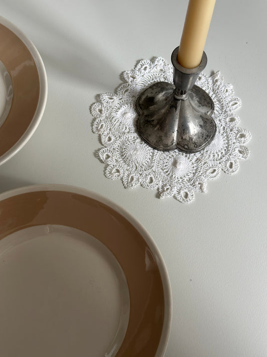 Rund vintage tekstil