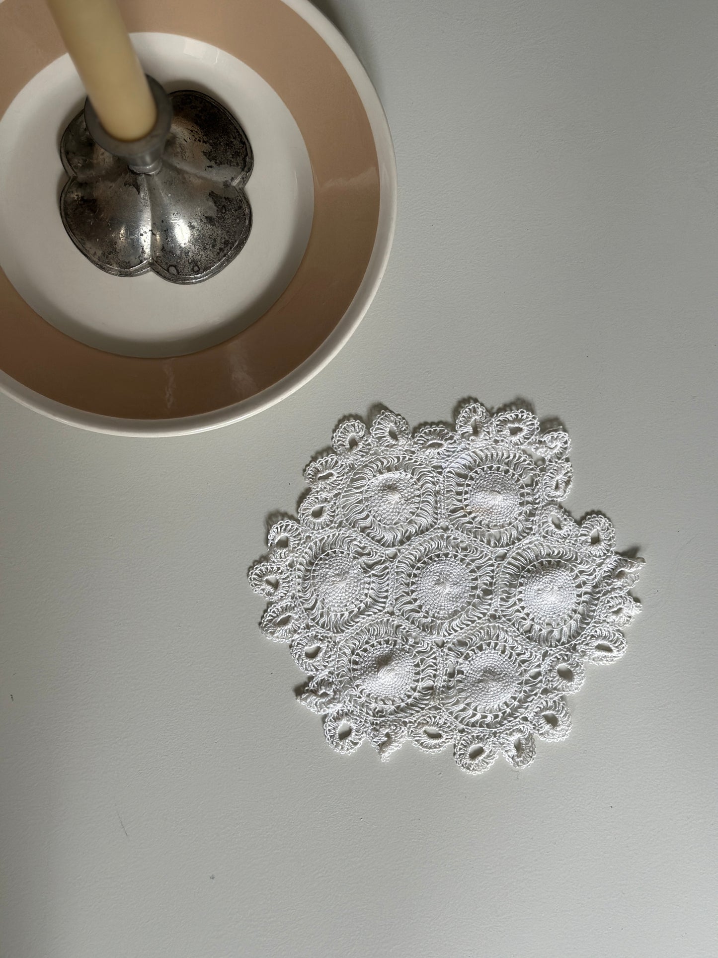 Rund vintage tekstil