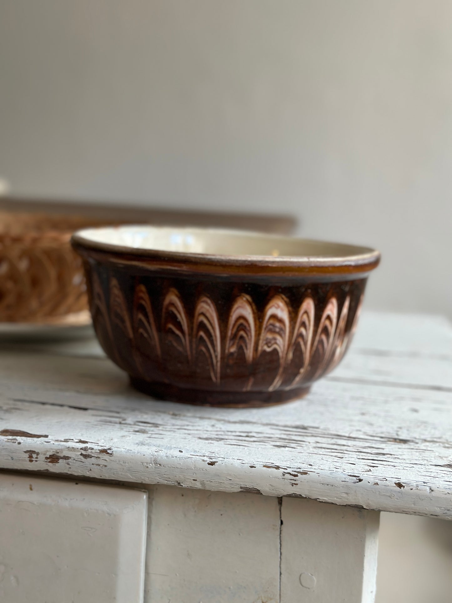 lerskål med smuk glasur