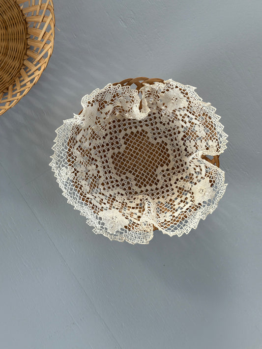 Broderet vintage tekstil