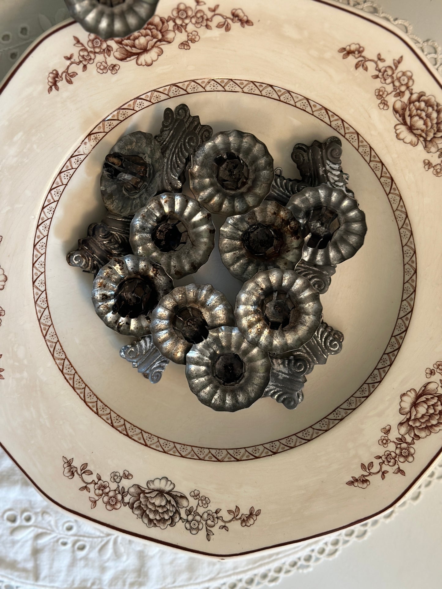 Vintage juletræs lysholdere