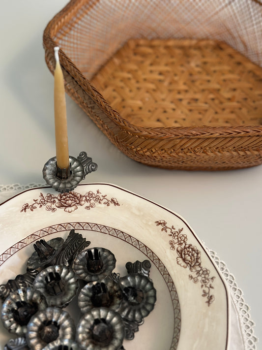 Vintage juletræs lysholdere