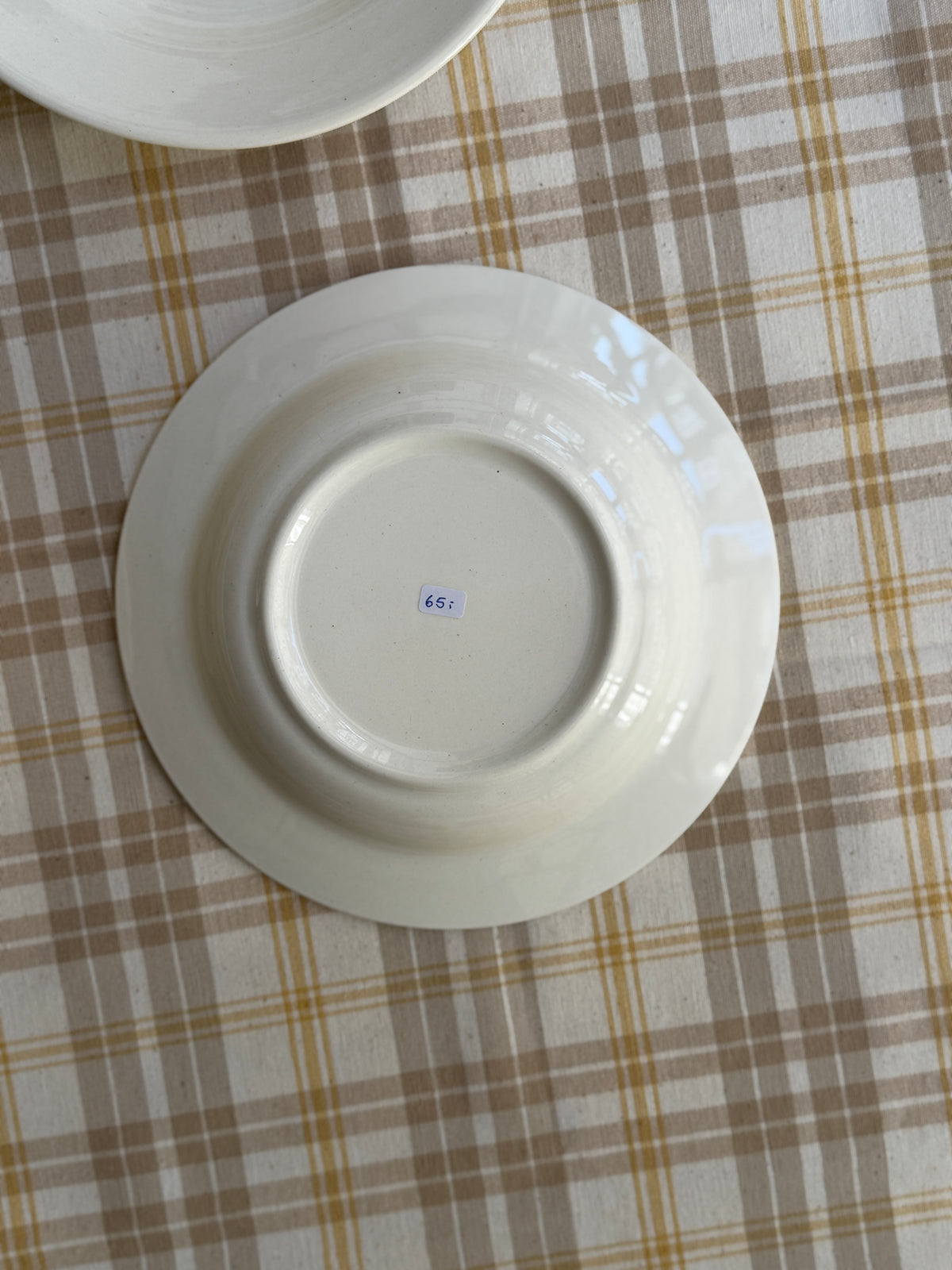 Dybe creme tallerkner