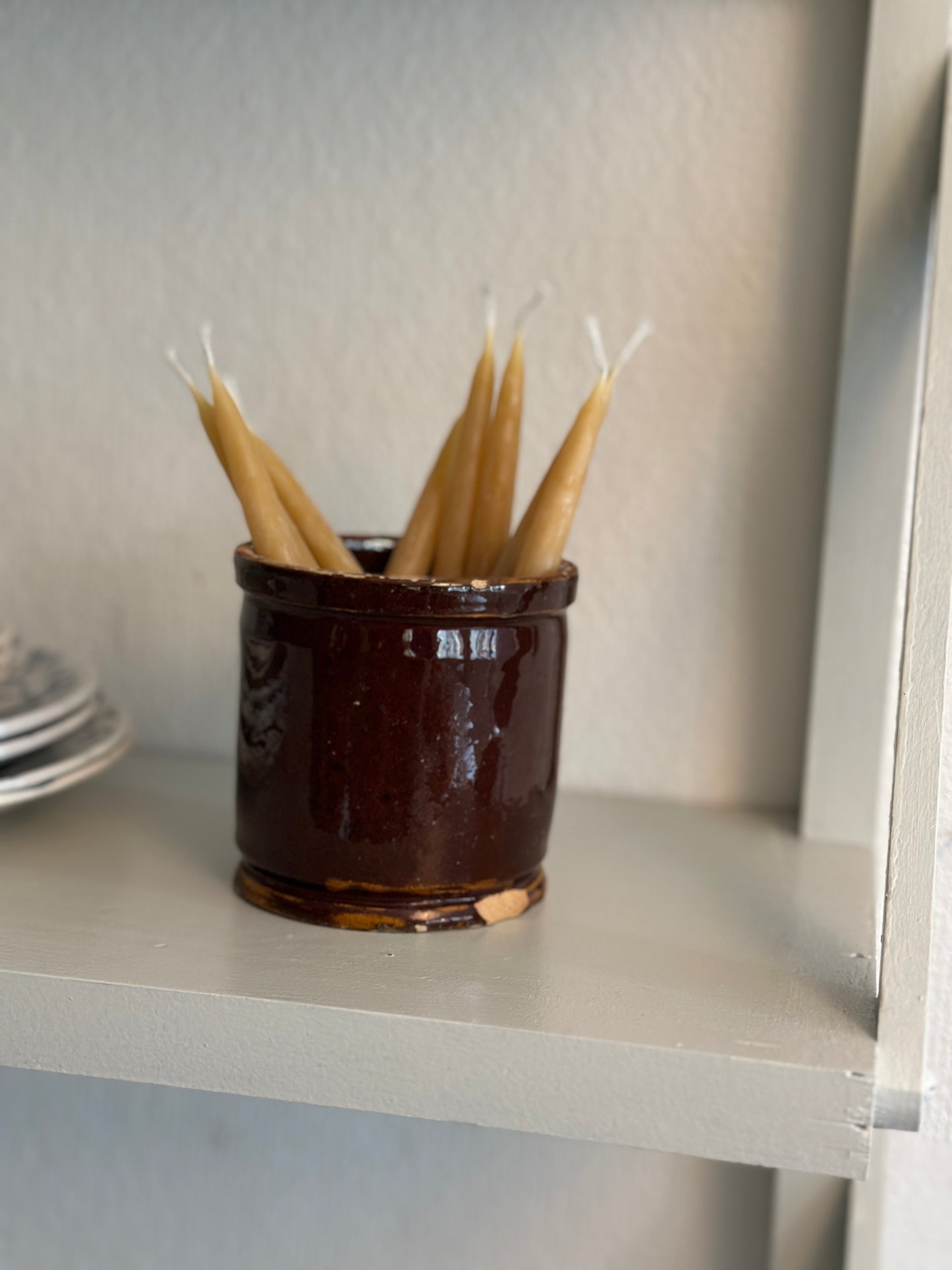 Lille brun lerkrukke