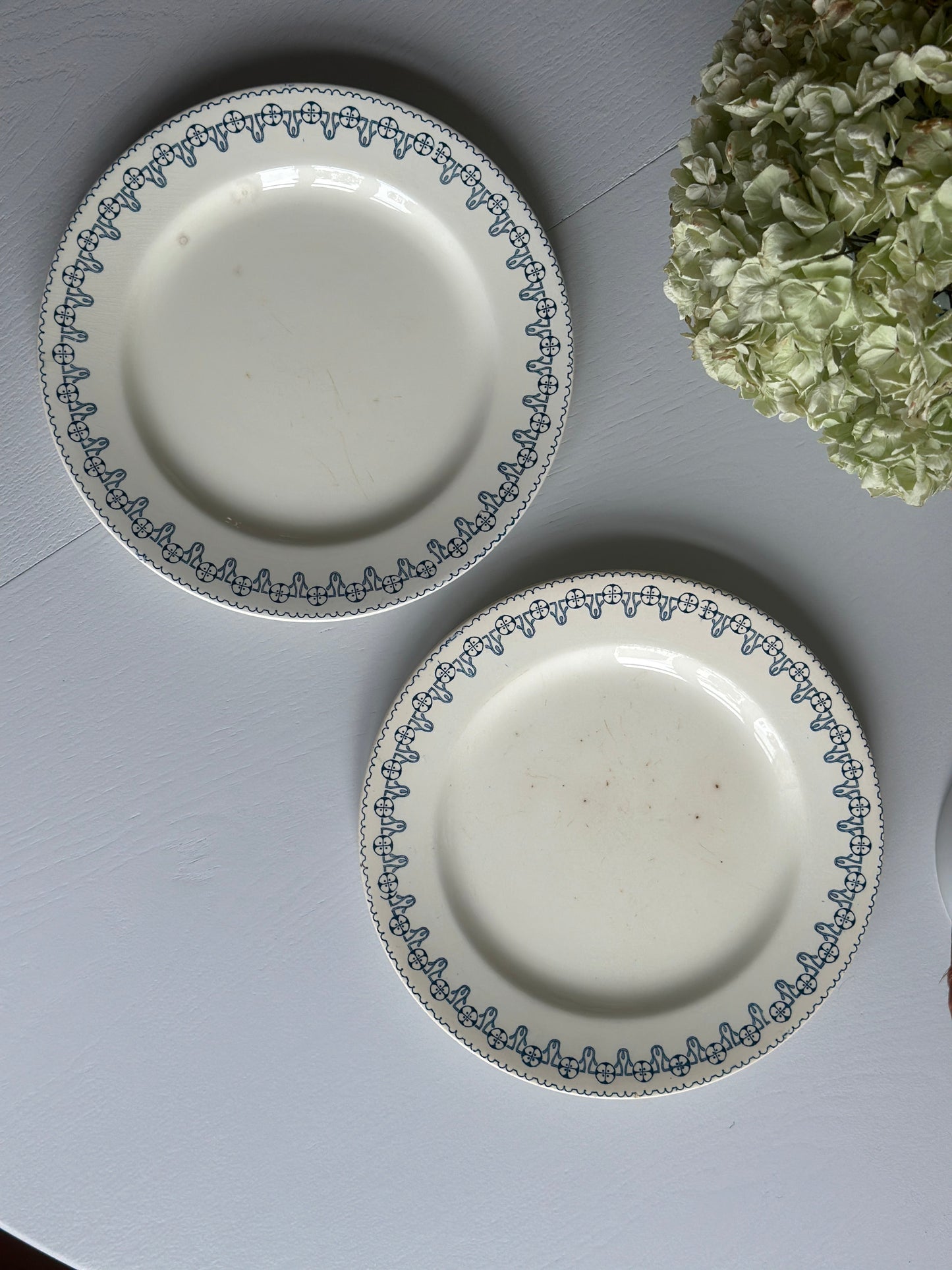 Franske spisetallerkner