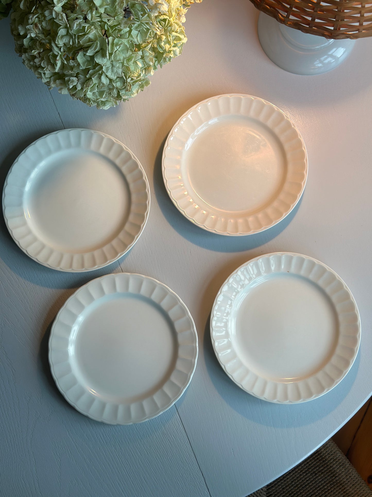 Creme frokosttallerkner