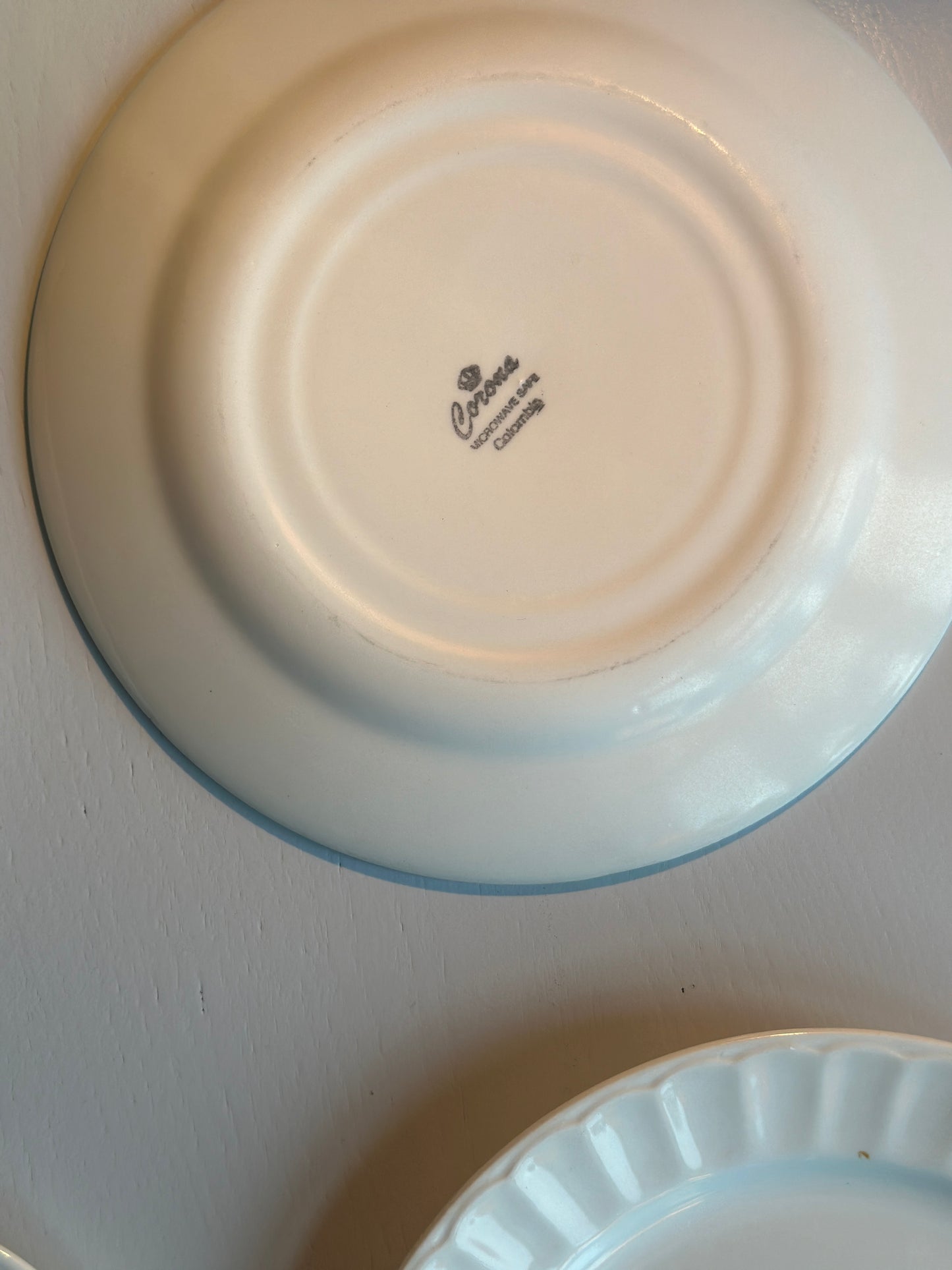 Creme frokosttallerkner