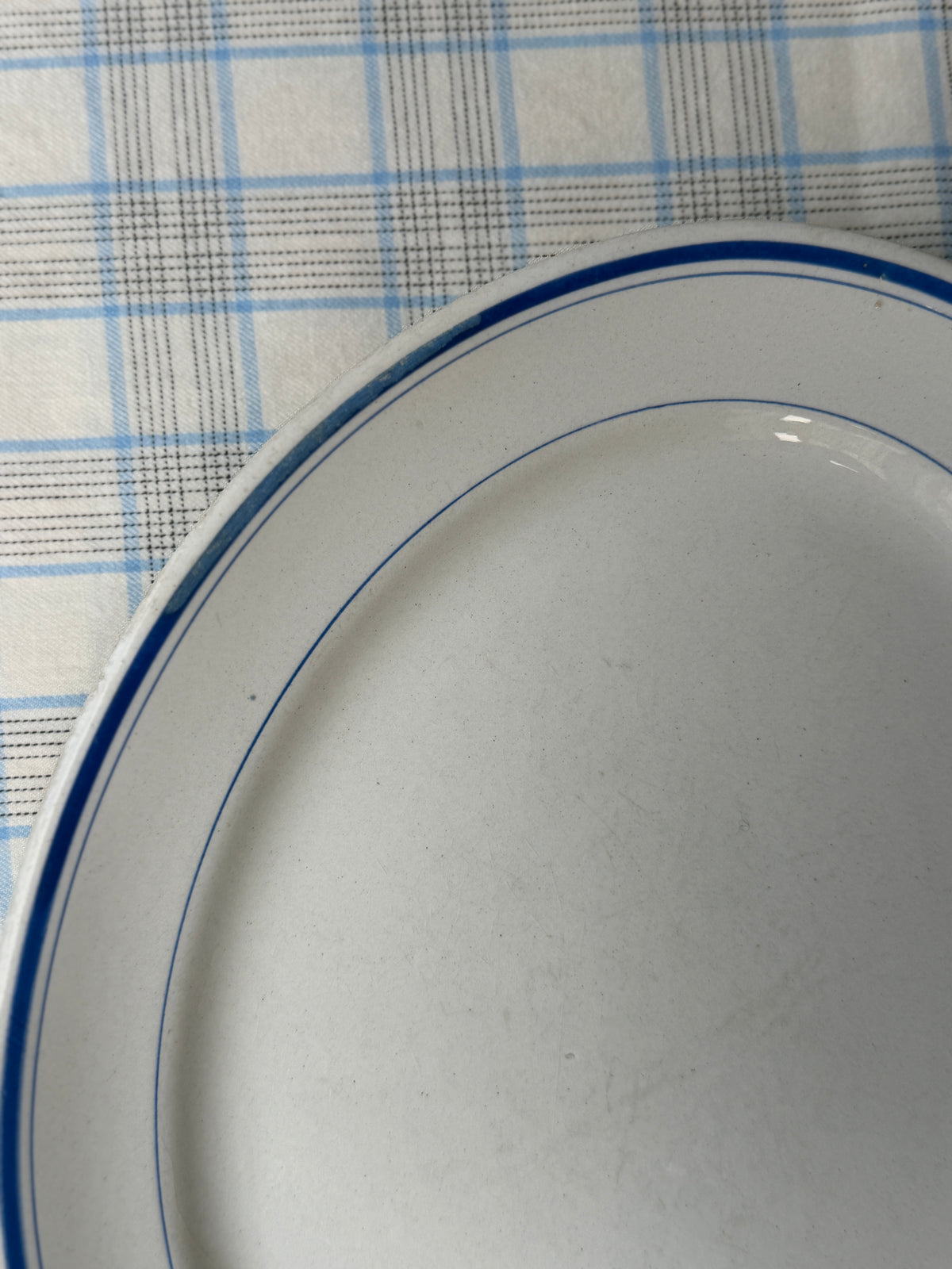 Lille blå bistro fad